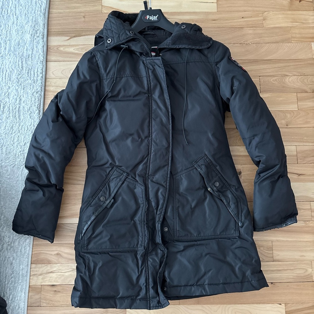 PAJAR Classic Black Winter Coat -Size Small